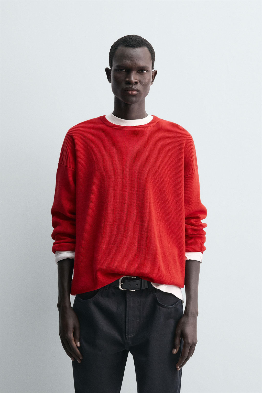 TEXTURED COTTON SWEATER - Zara фото 2