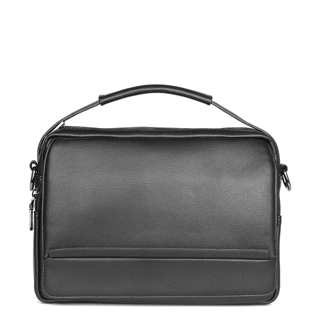 1412-4 black, мужская борсетка из экокожи Barcelo Biagi