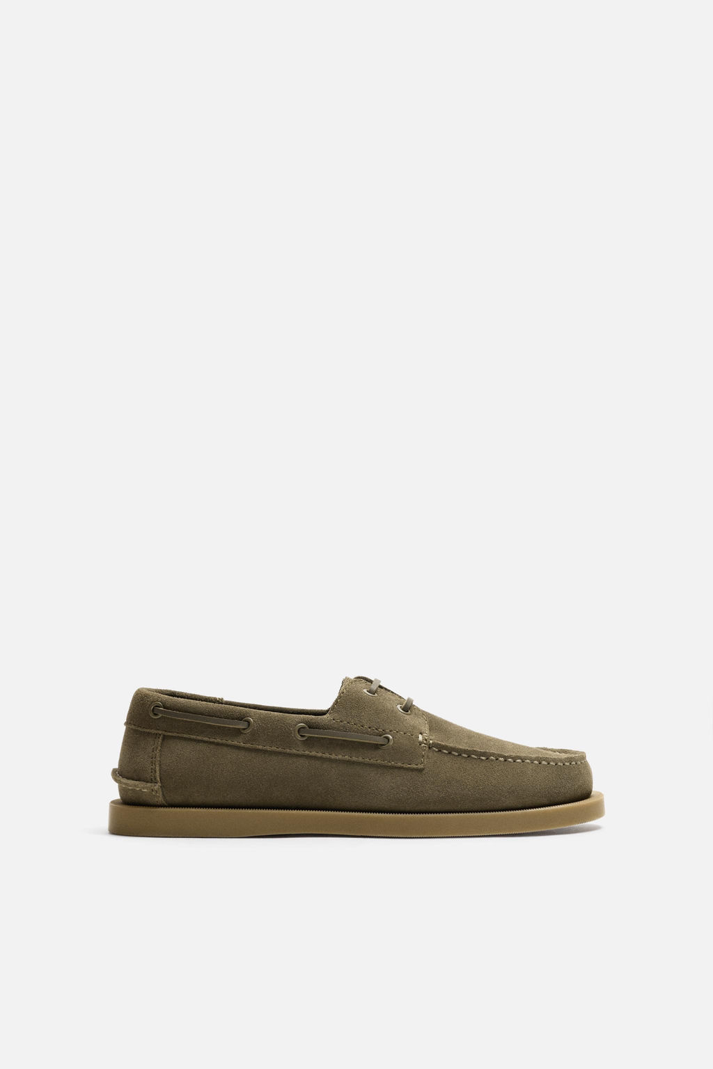 LEATHER DECK SHOES - Zara фото 5