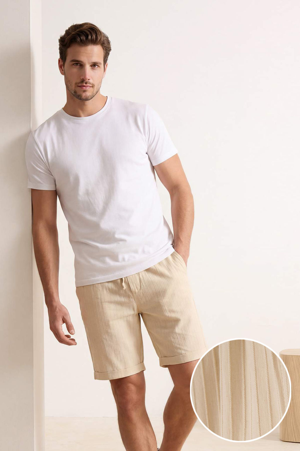Bej Sort & Bermuda TMNSS26SR00010 - Trendyolmilla фото 9