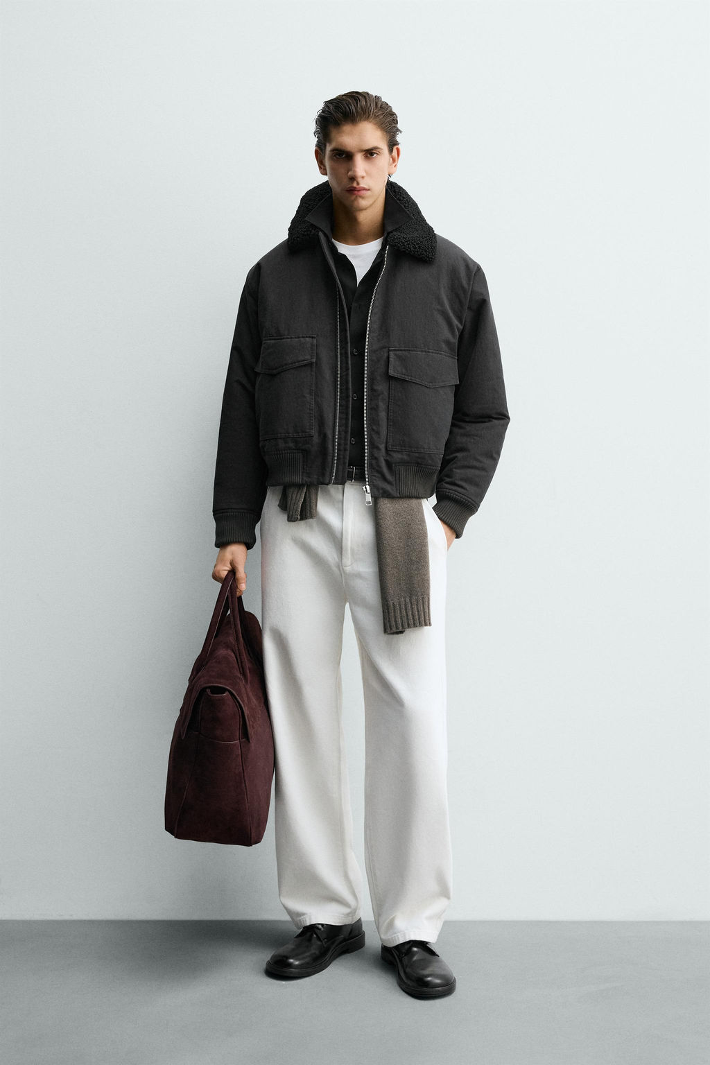 CONTRAST BOMBER JACKET