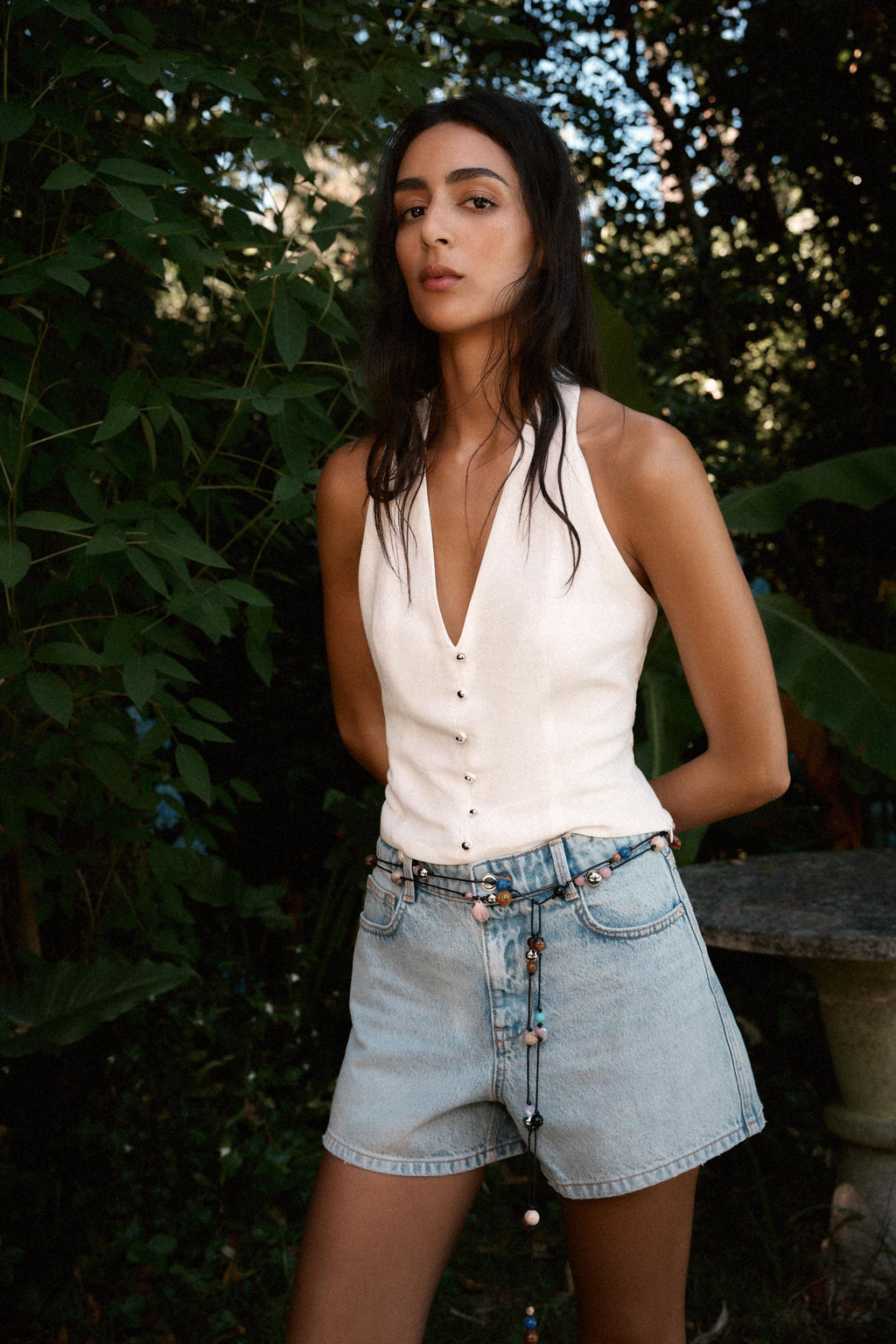Z1975 MID-WAIST MOM FIT SHORTS - Zara фото 8