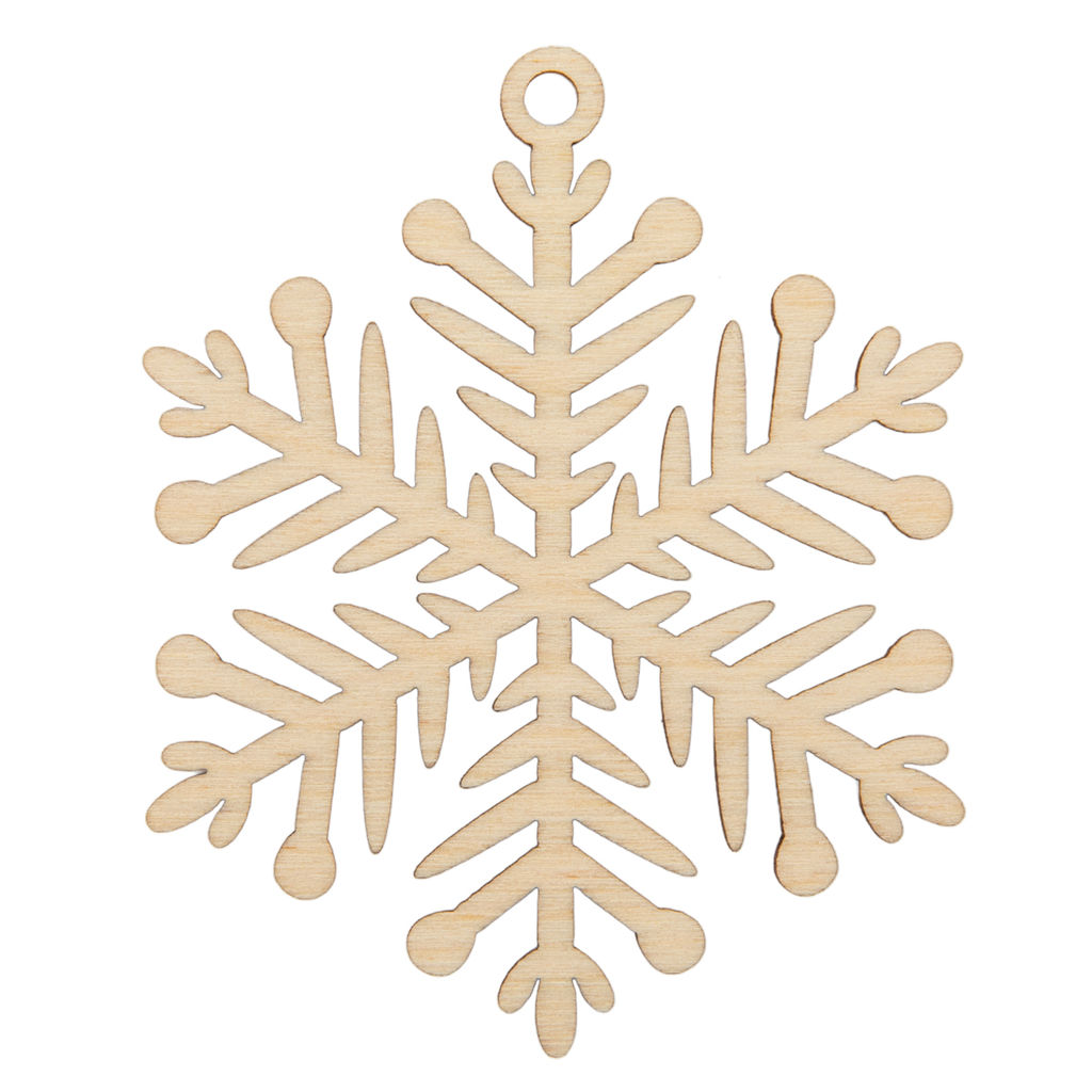 Заготовка для декорирования Mr. Carving КЛ-11 Подвеска Снежинка фанера d 7 см х 0.3 см 02