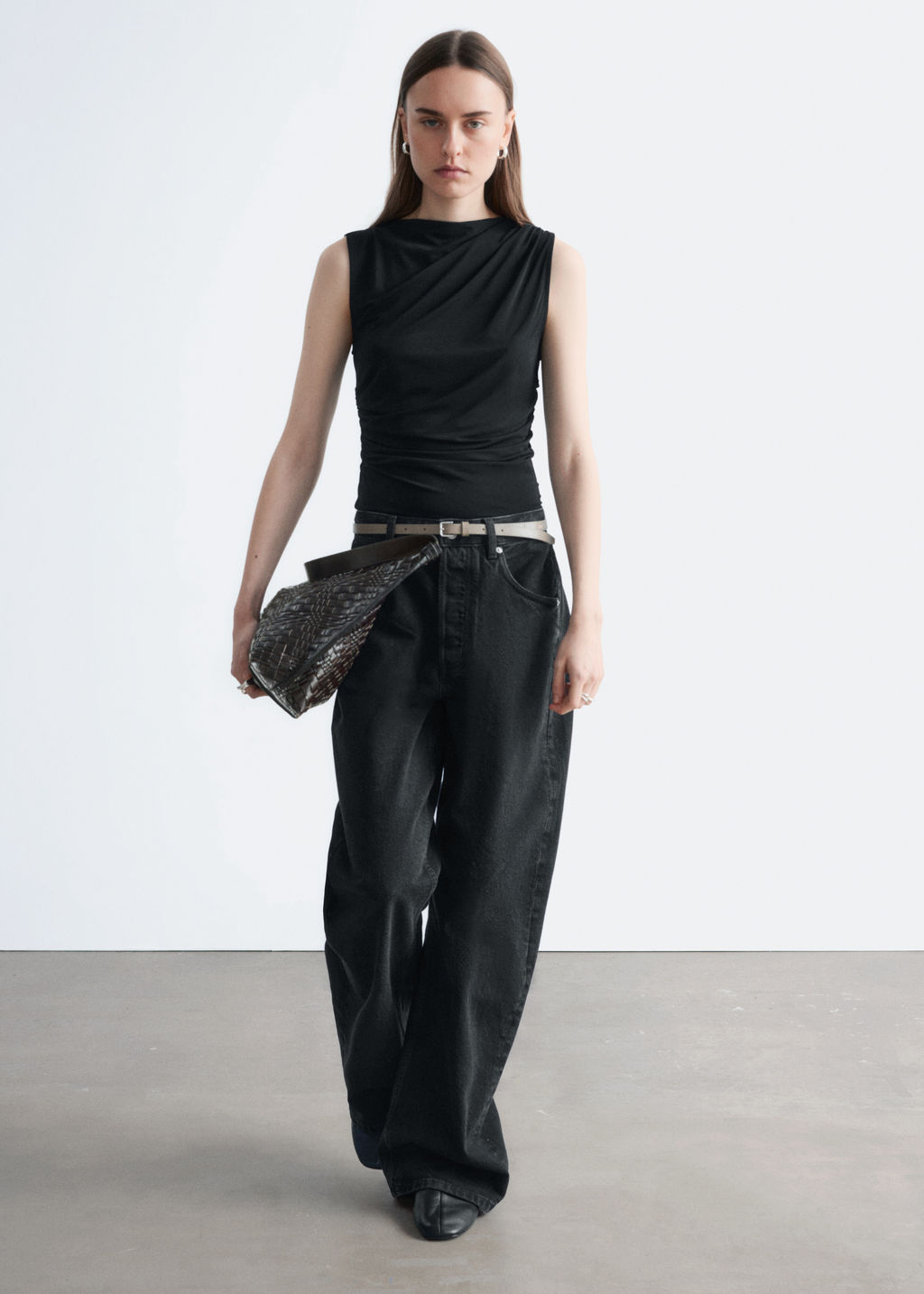 Top de punto drapeado - H&m фото 6