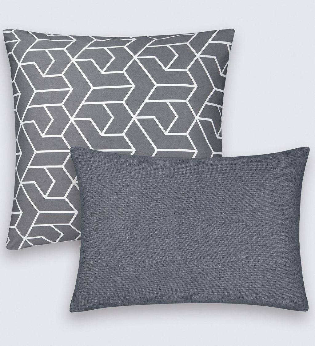 Постельное белье Квадро Евро (простыня на резинке 180*200 см) + 4 наволочки