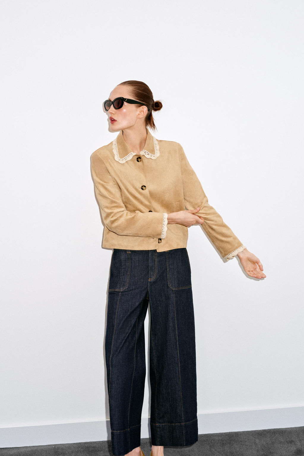 FAUX SUEDE JACKET - Zara фото 25