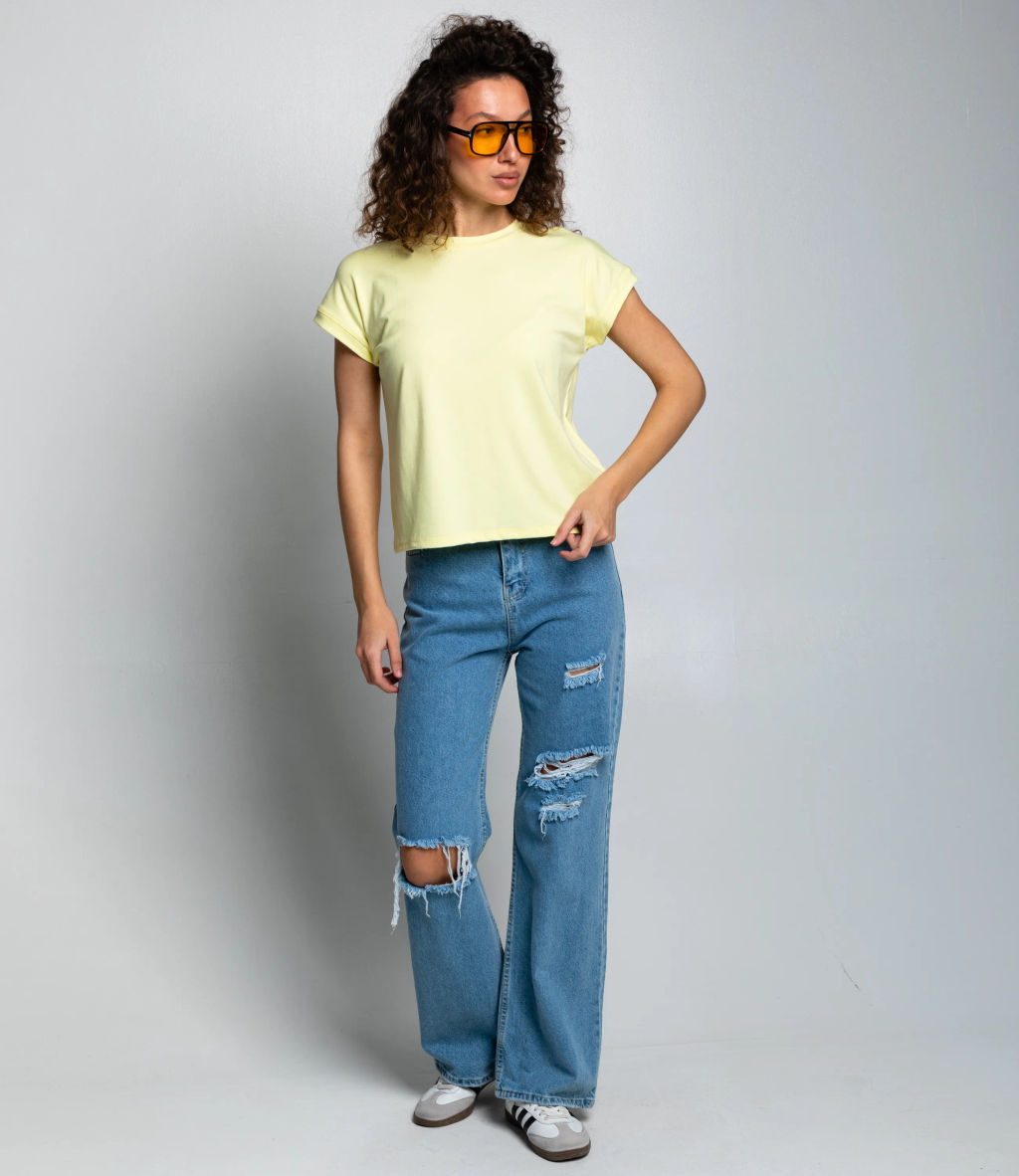 Футболка #КТ1016 (1)-1, жёлтый