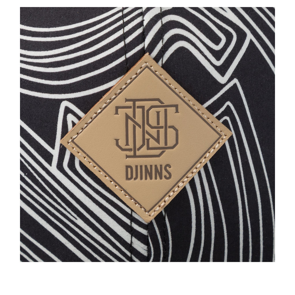 Бейсболка DJINNS арт. 6P SB MA Pattern (черный / белый)  фото 4