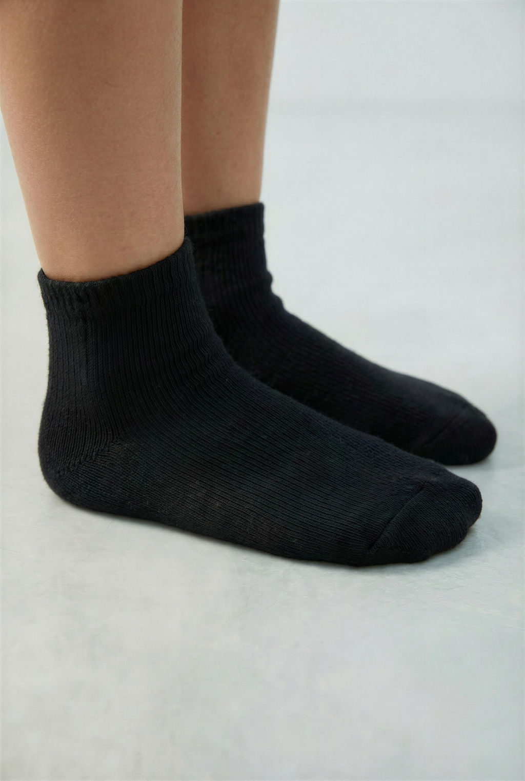 PACK CUATRO CALCETINES CORTOS LISOS / Gris - Zara фото 8