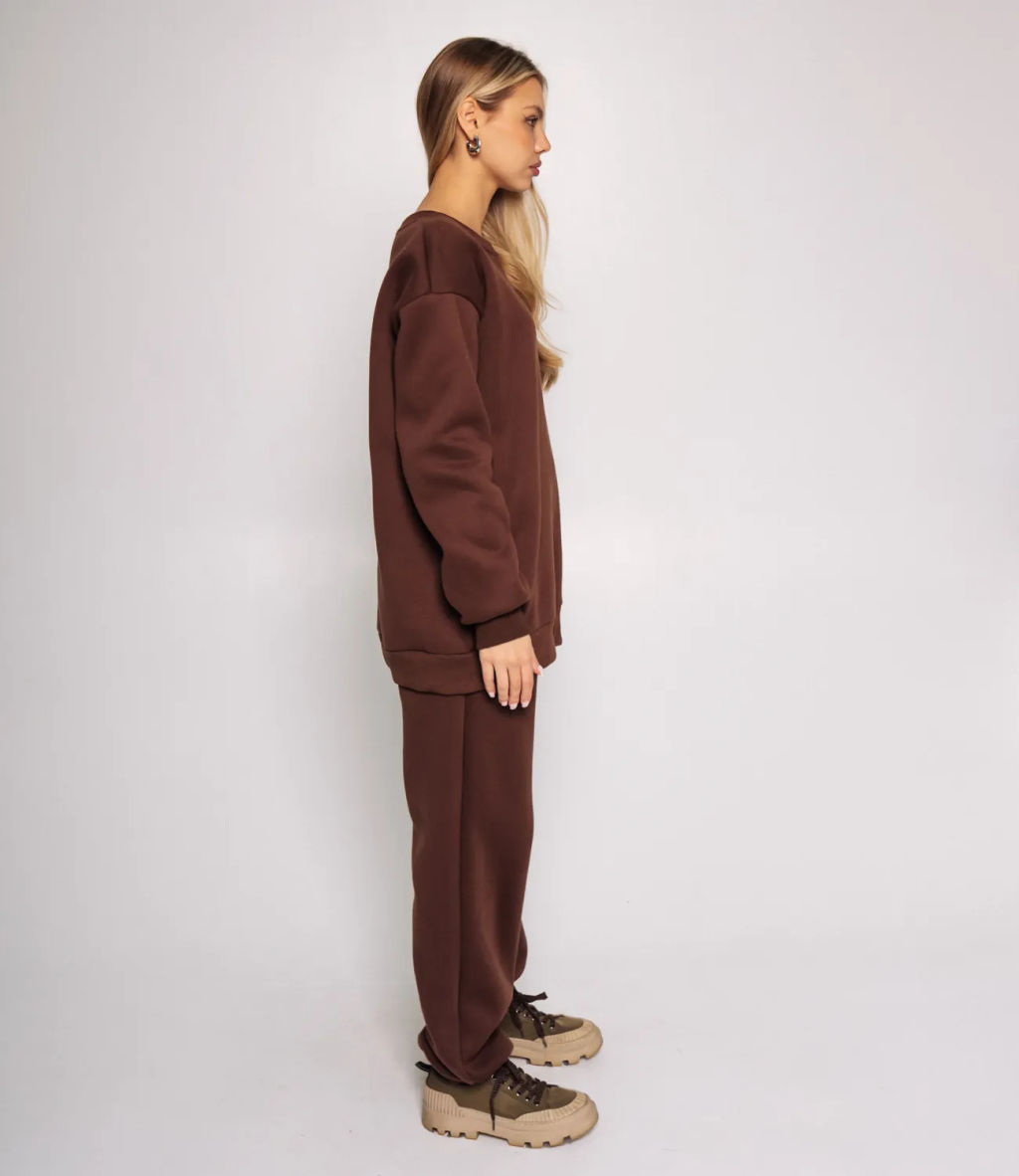 Спортивный костюм #КТ8601 (1), коричневый - Dommod фото 3