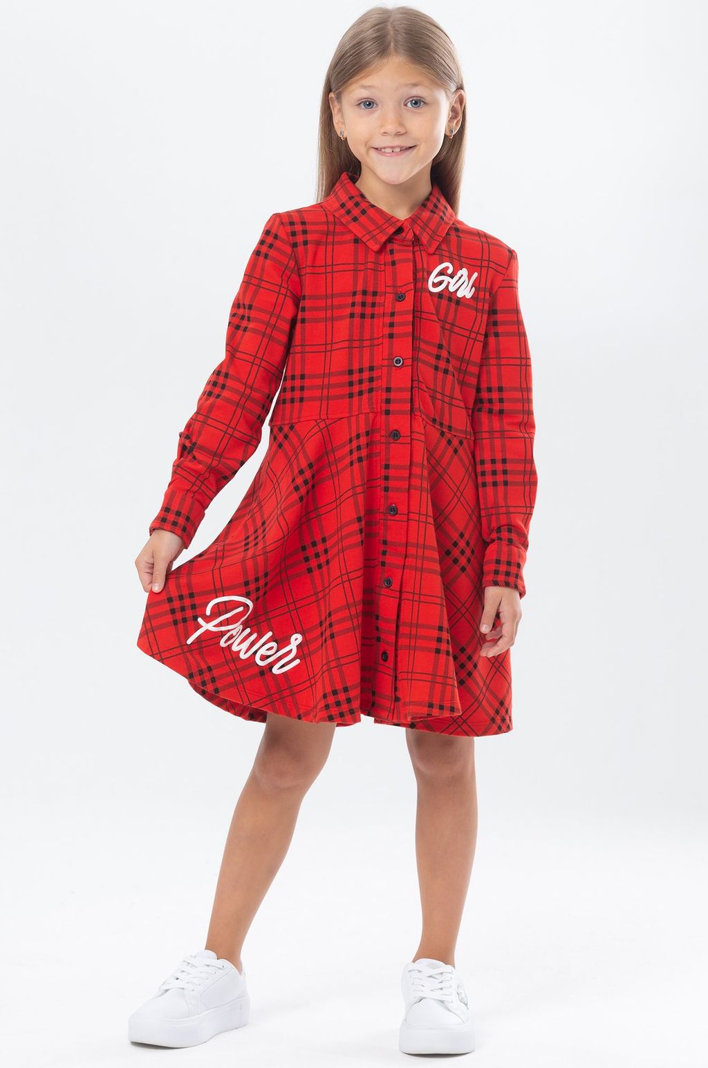 Платье из футера для девочки Bonito  фото 2