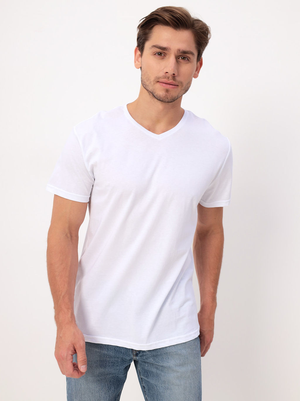 Футболка мужская короткий рукав GREG G146-RD-0001 (белый) фото 5