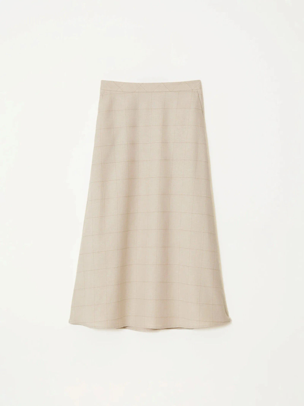Юбка а-силуэта в клетку - Emka фото 5