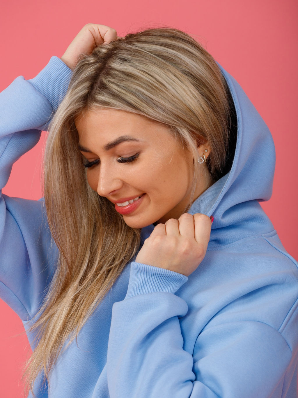 839 Толстовка"Голубой"