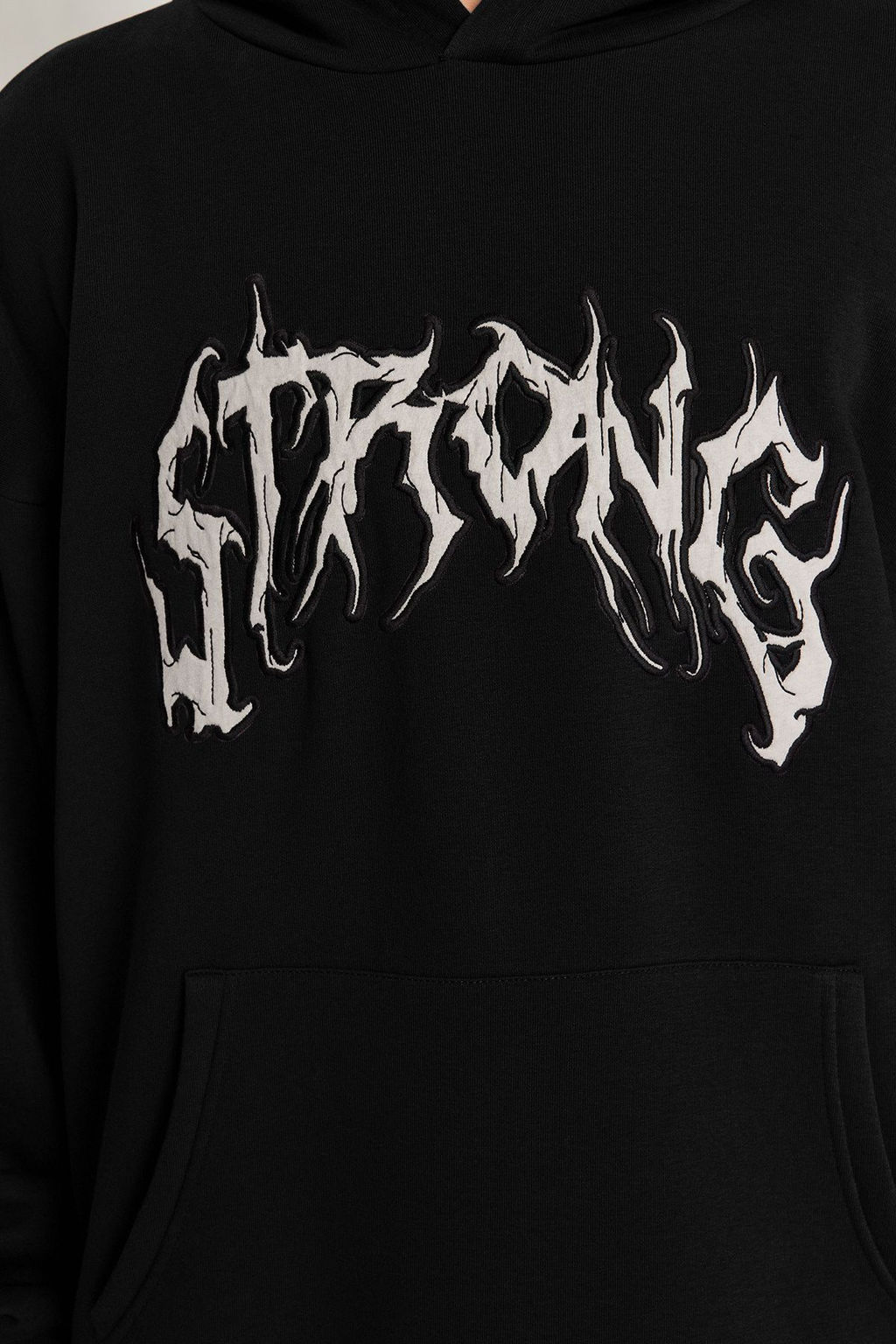 TRENDYOL MAN Antrasit Oversize/Genis Kesim Ici Polar/S?cak Tutan Kapusonlu Sweatshirt TMNAW24SW00029 - Trendyolmilla фото 6
