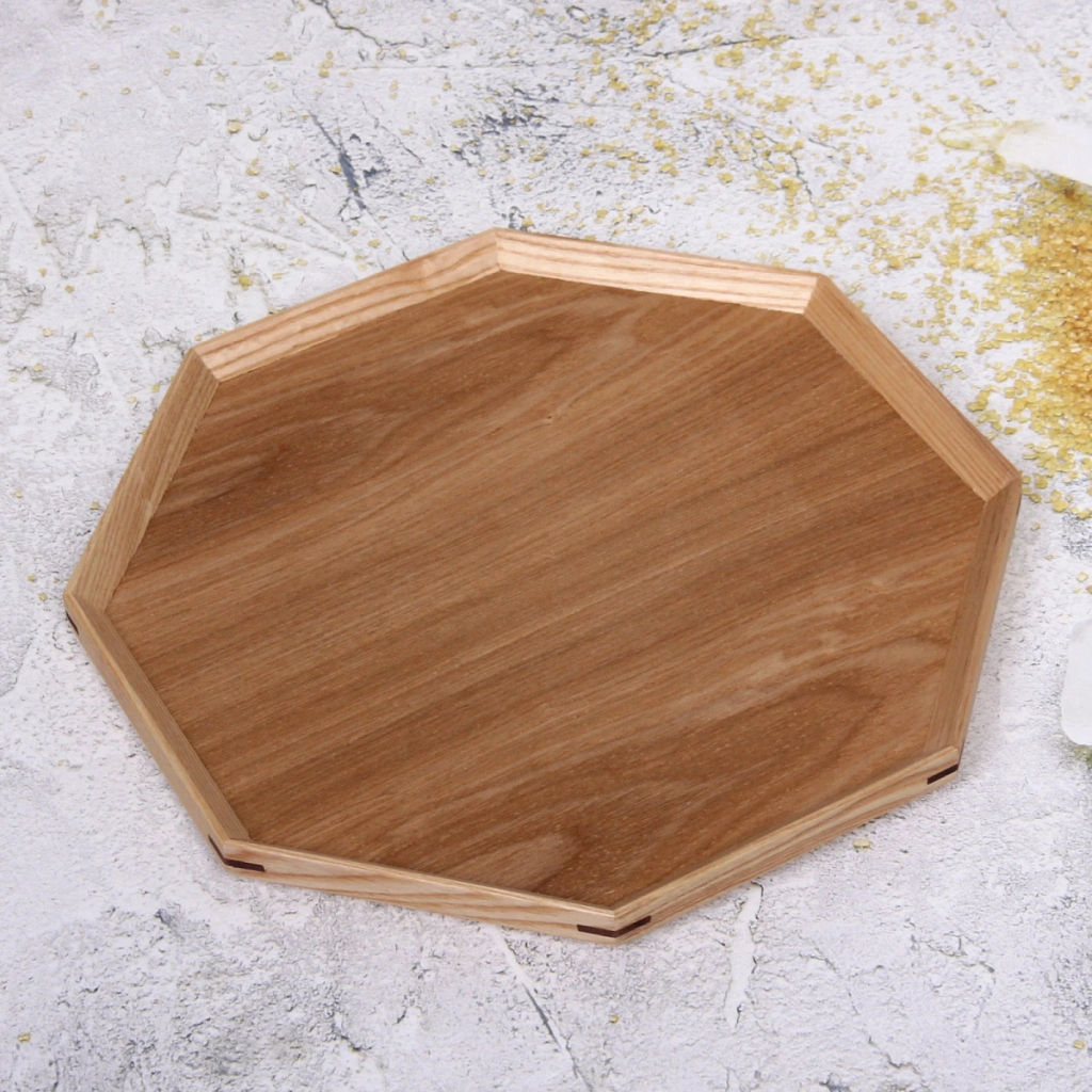 Поднос деревянный для подачи блюд "SHEF" 30см