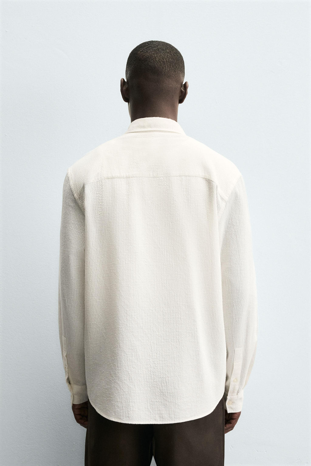 TEXTURED CHECK SHIRT - Zara фото 3