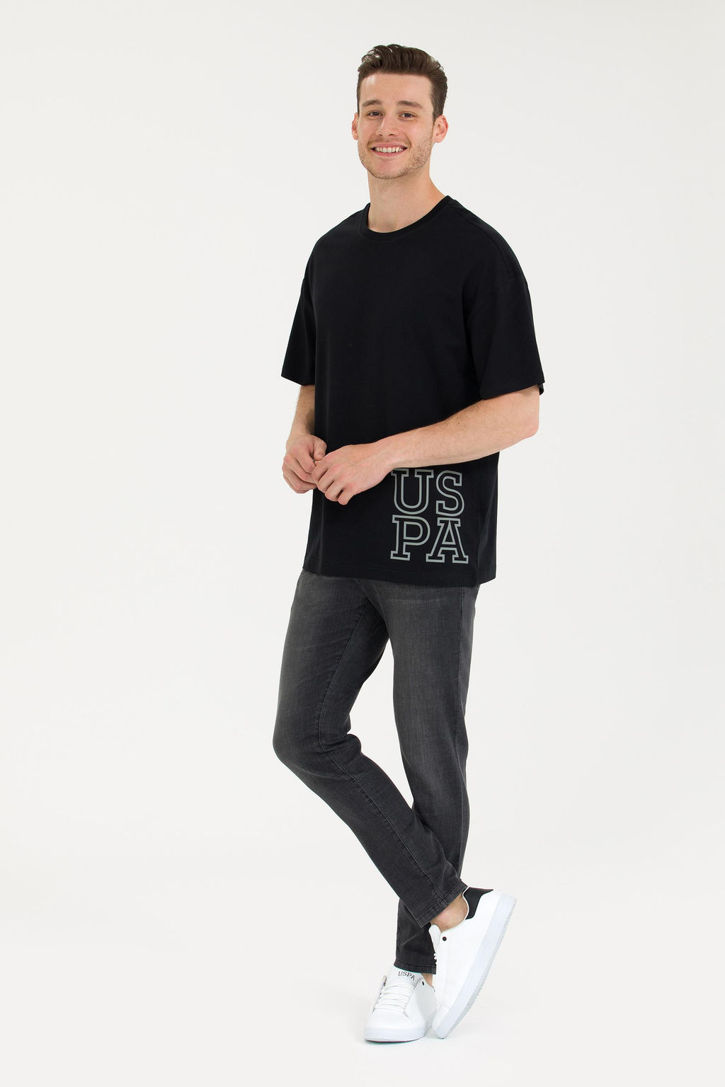 Мужские черные джинсы - U.s. polo assn фото 3