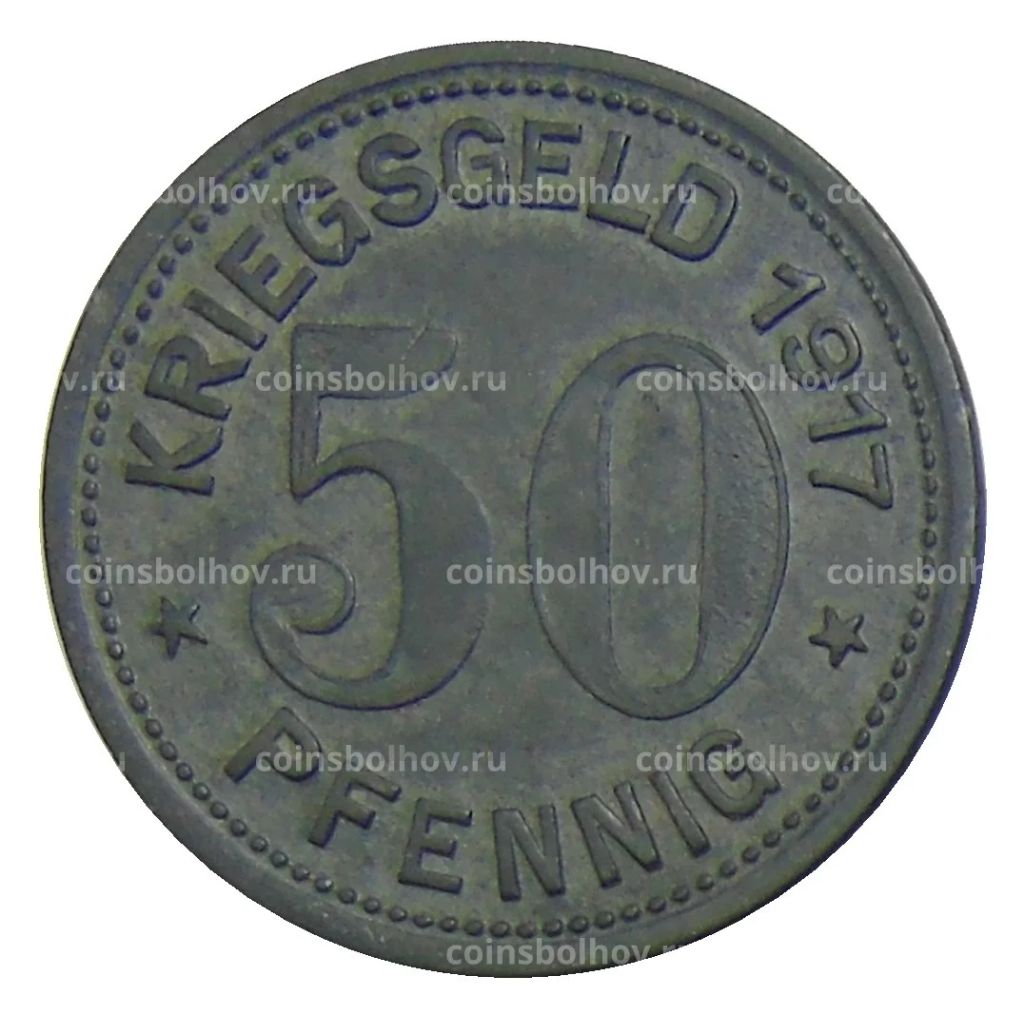50 пфеннигов 1917 года Германия  Нотгельд Охлигс