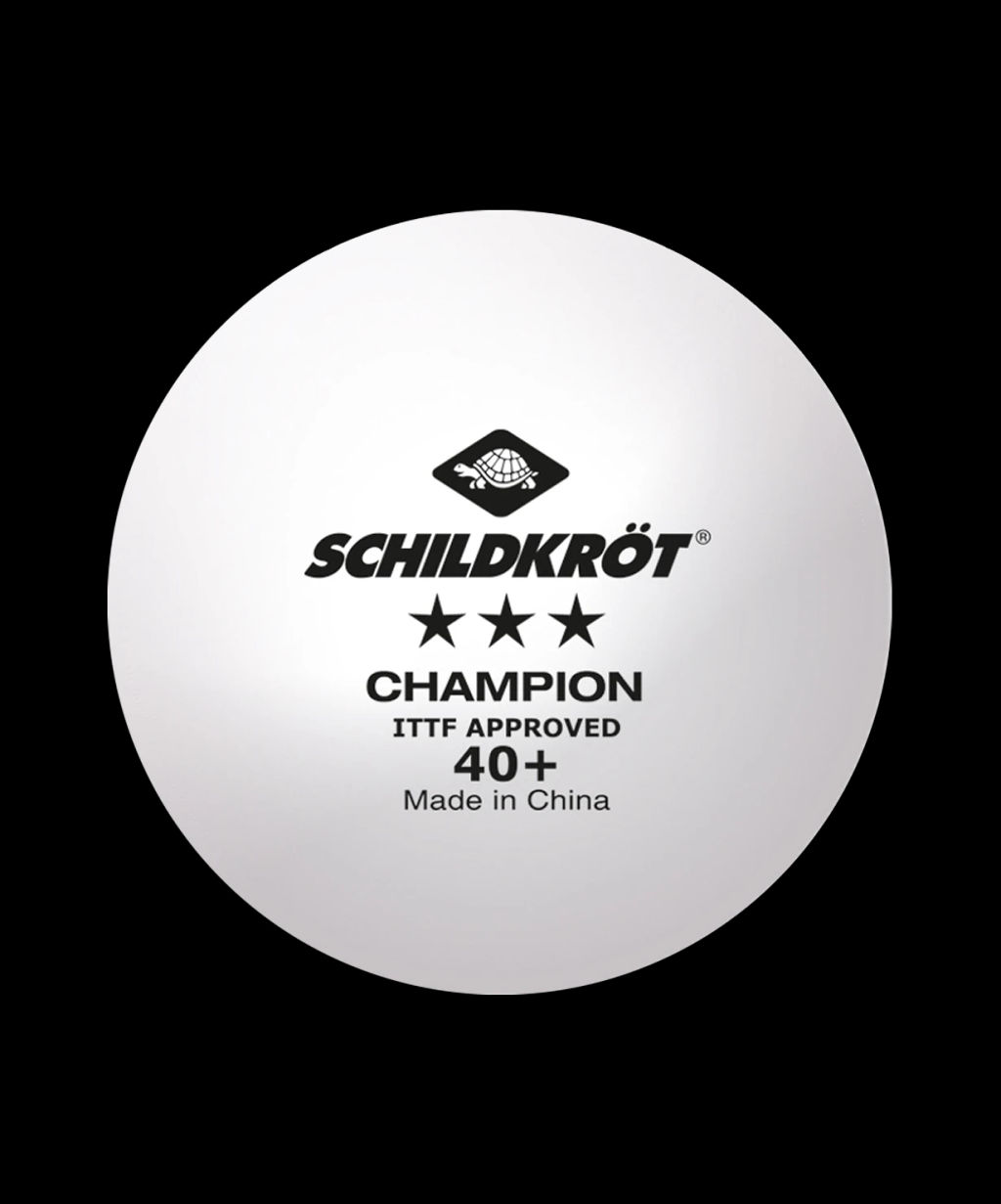 Мяч для настольного тенниса Donic 3* Champion ITTF, белый, 3 шт.