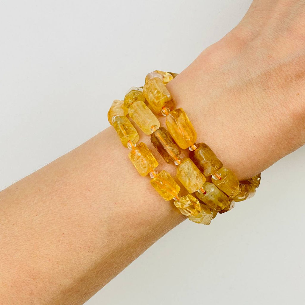 Бусины для украшений из Цитрина 40 см