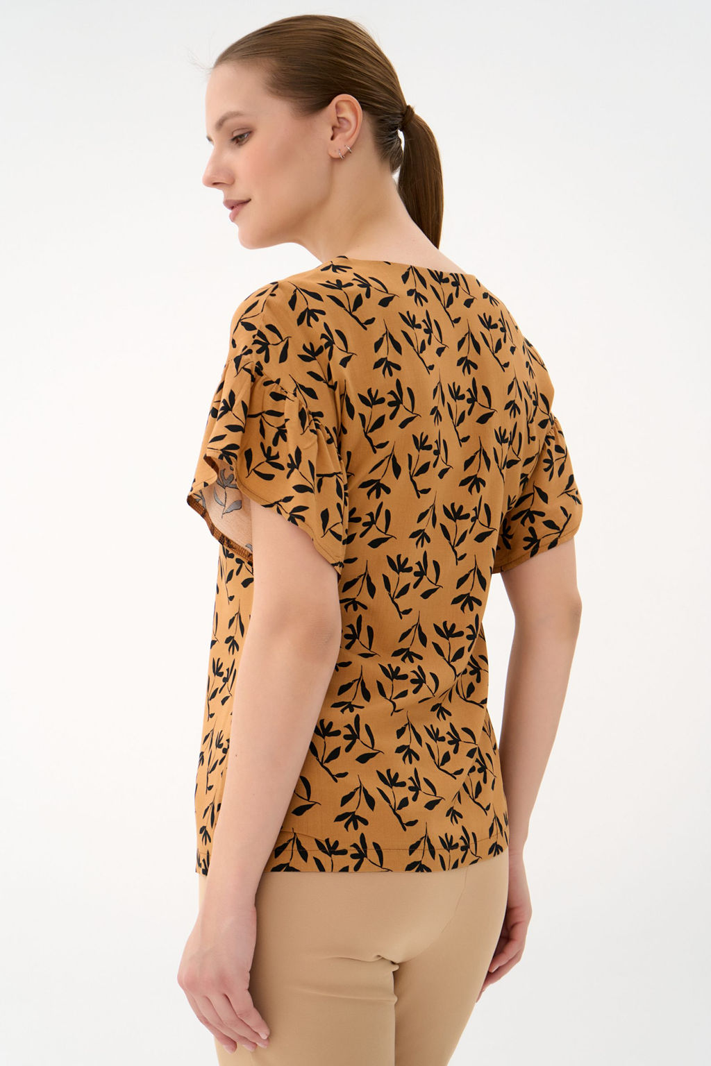 Блузка Кимоно (карамель)