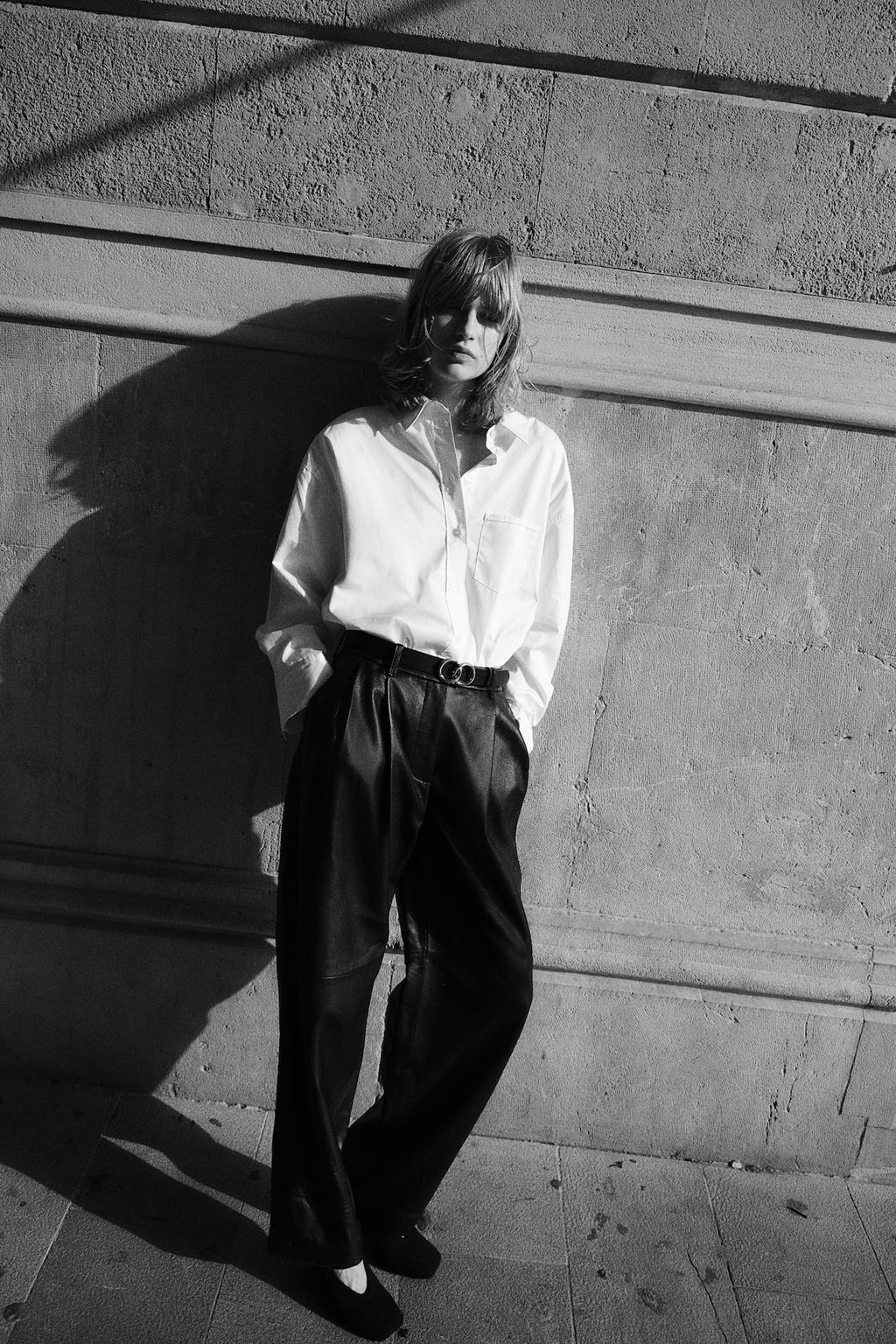 Camisa de algodon de corte holgado - H&m фото 2