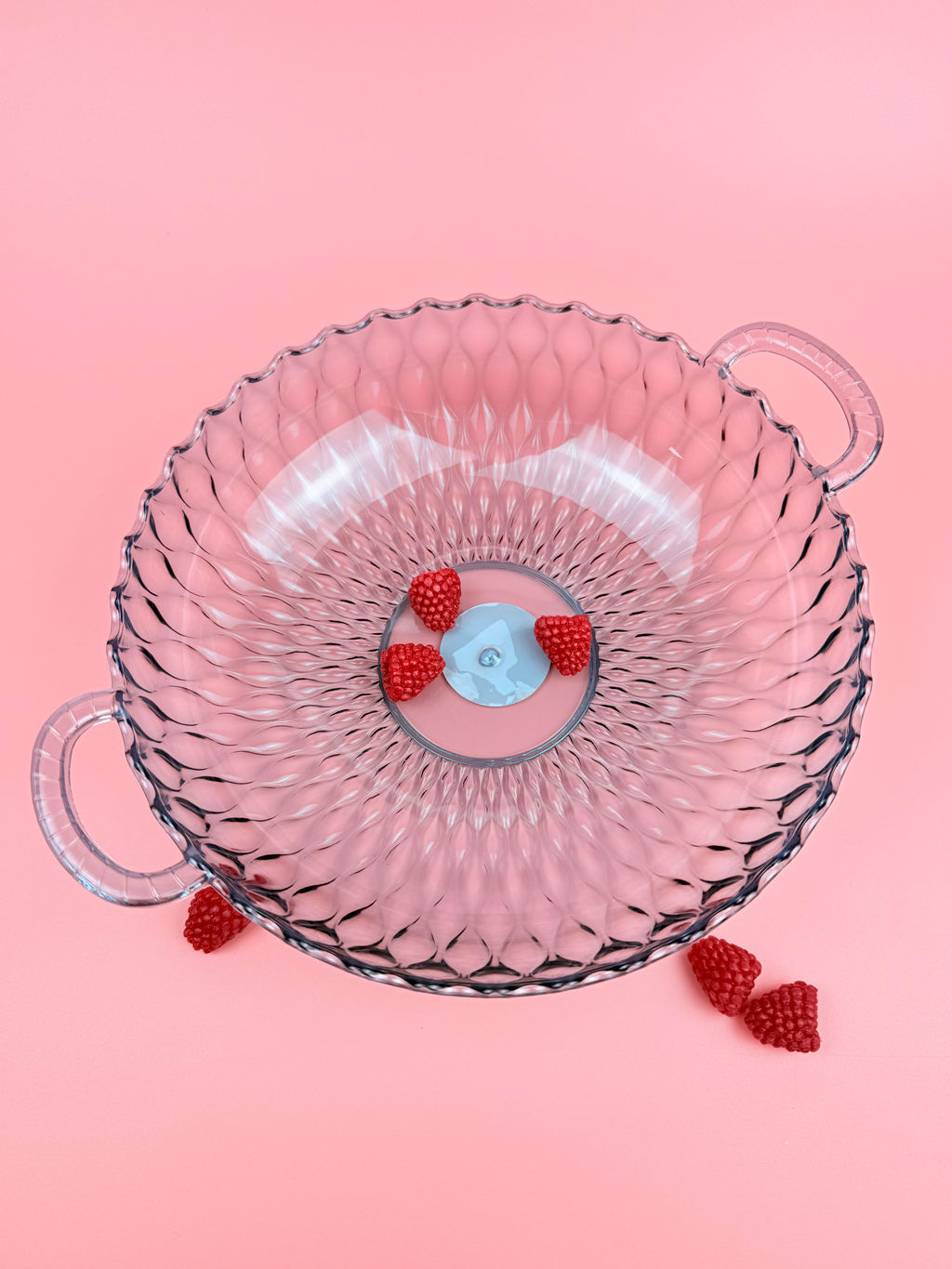 Цена за 2 шт. Фруктовница с ручками 22см (пластик) цвет микс OLS-033А-5