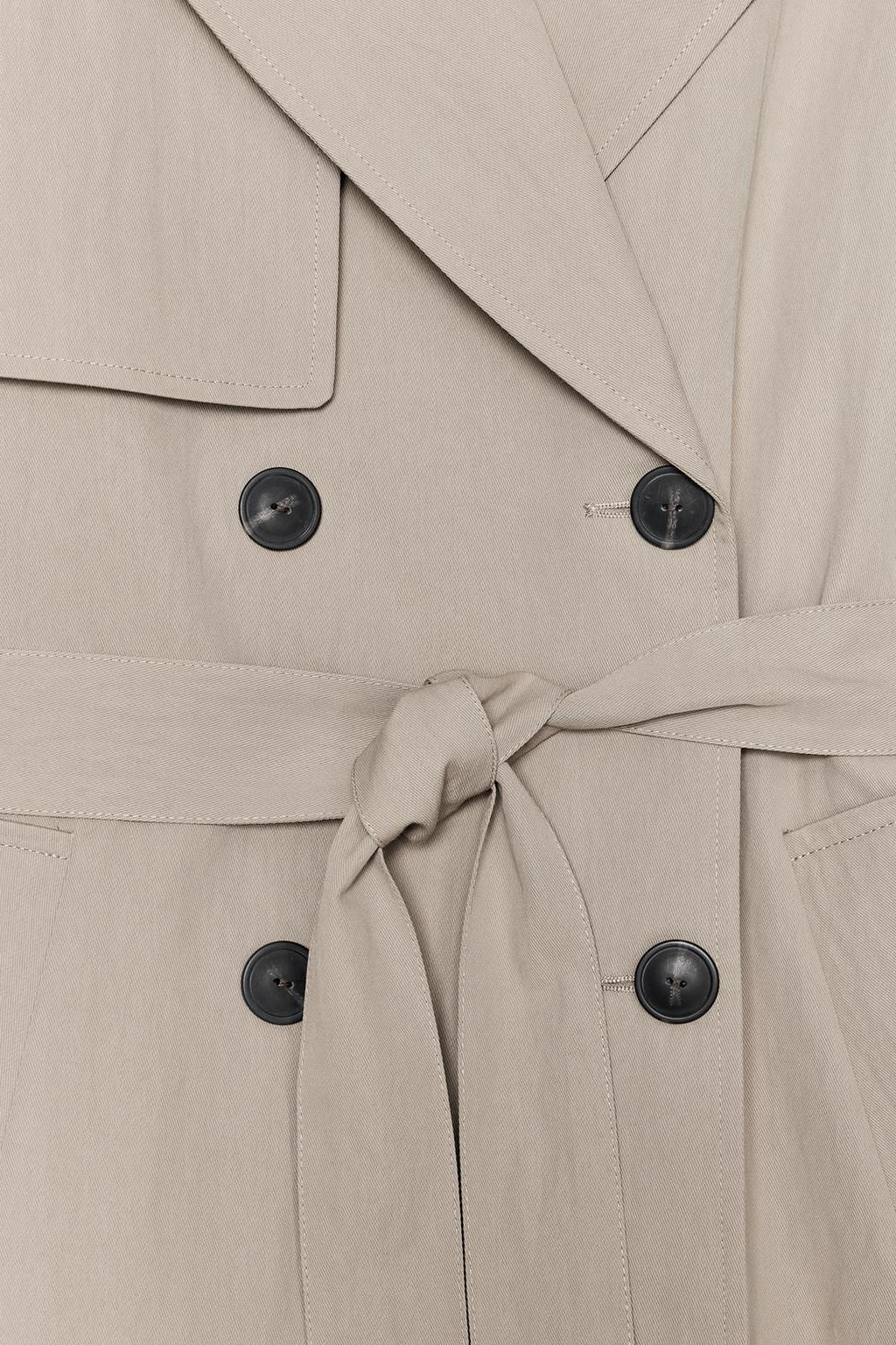 BELTED KNEE-LENGTH TRENCH COAT - Zara фото 7
