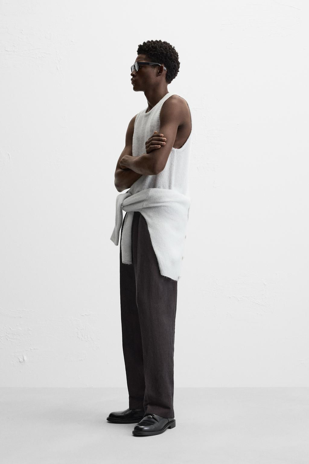 WOOL BLEND KNIT VEST - Zara фото 4