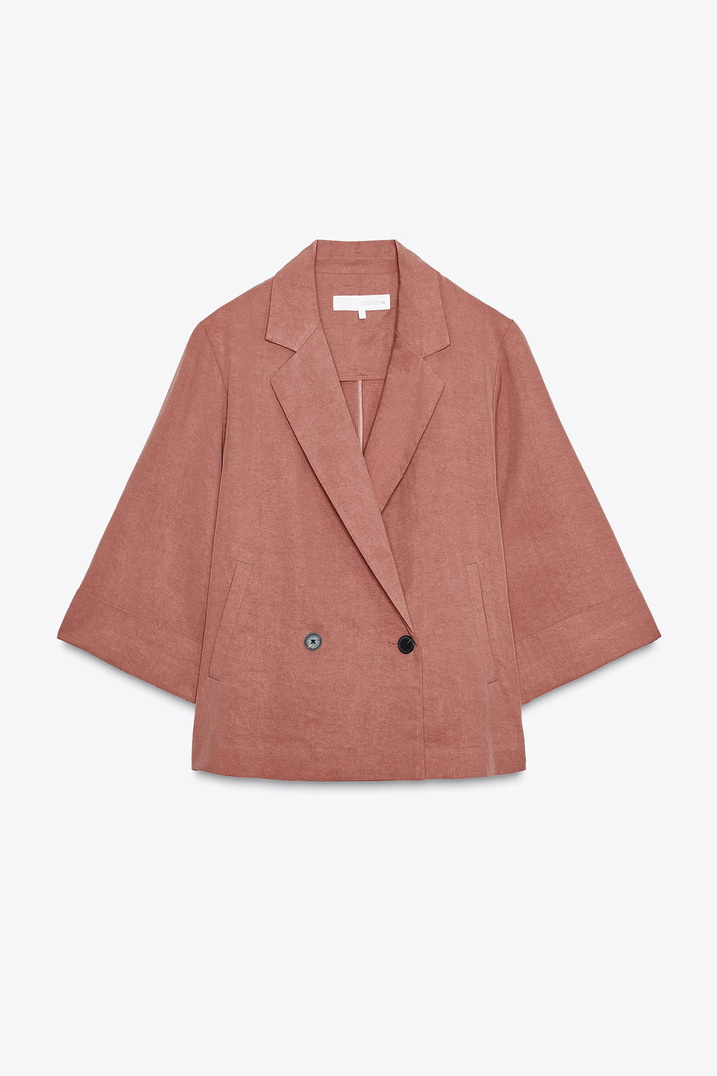 FRENCH SLEEVE DOUBLE-BREASTED BLAZER - Zara фото 23