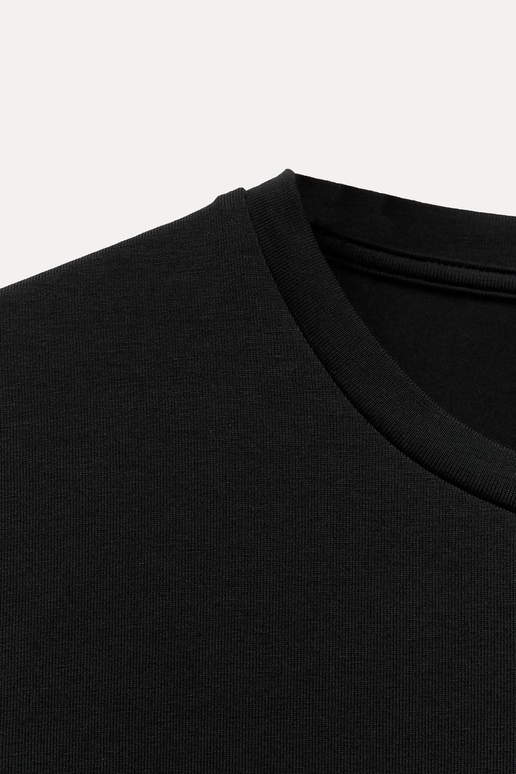 CROPPED STRETCH T-SHIRT - Zara фото 11