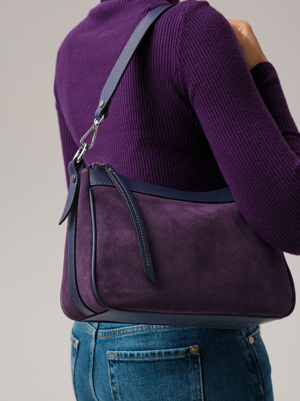 Сумка Azaro 30609 фиолетовый цветок