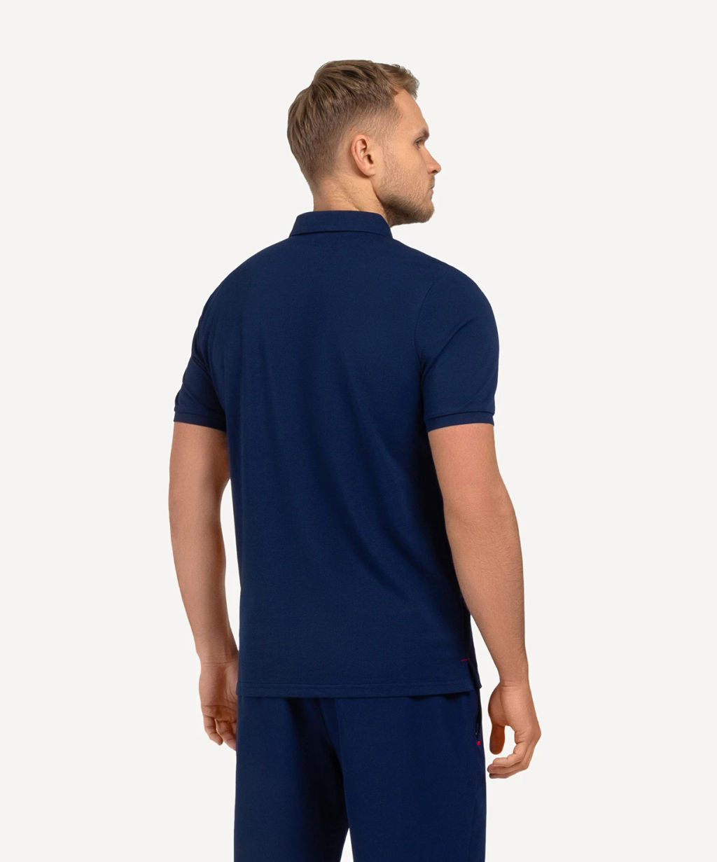 Поло Jogel NATIONAL PerFormDRY Classic Polo, тёмно-синий.  фото 7