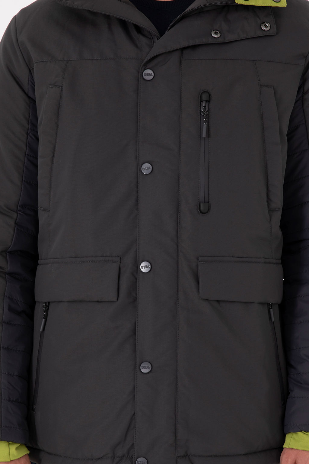 Мужское пальто антрацитового цвета Неожиданная скидка в корзине - U.s. polo assn фото 10