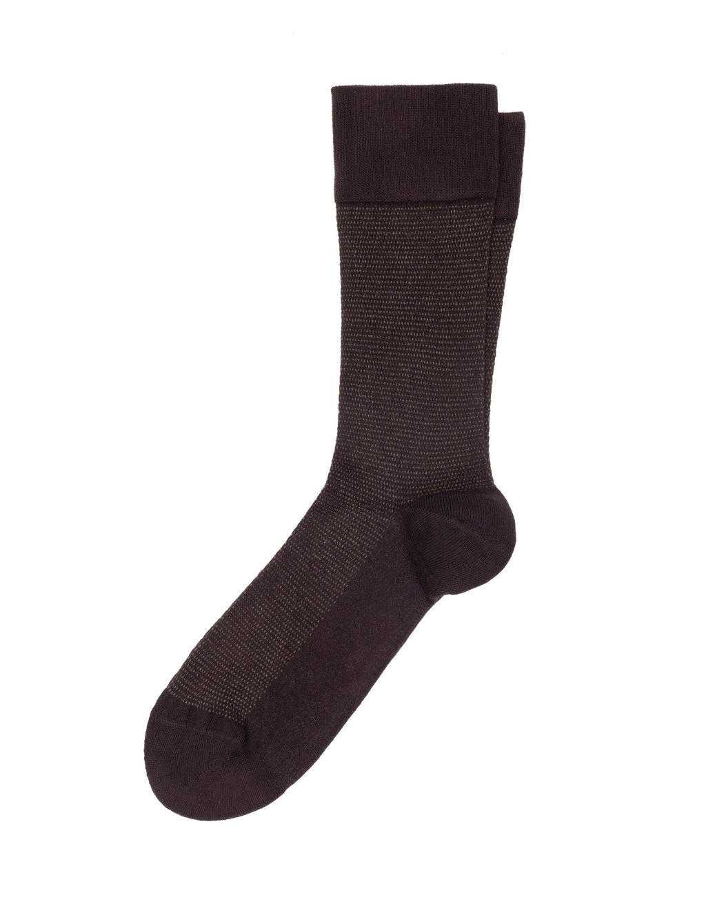 Erkek Kahverengi D_z Soket _orap