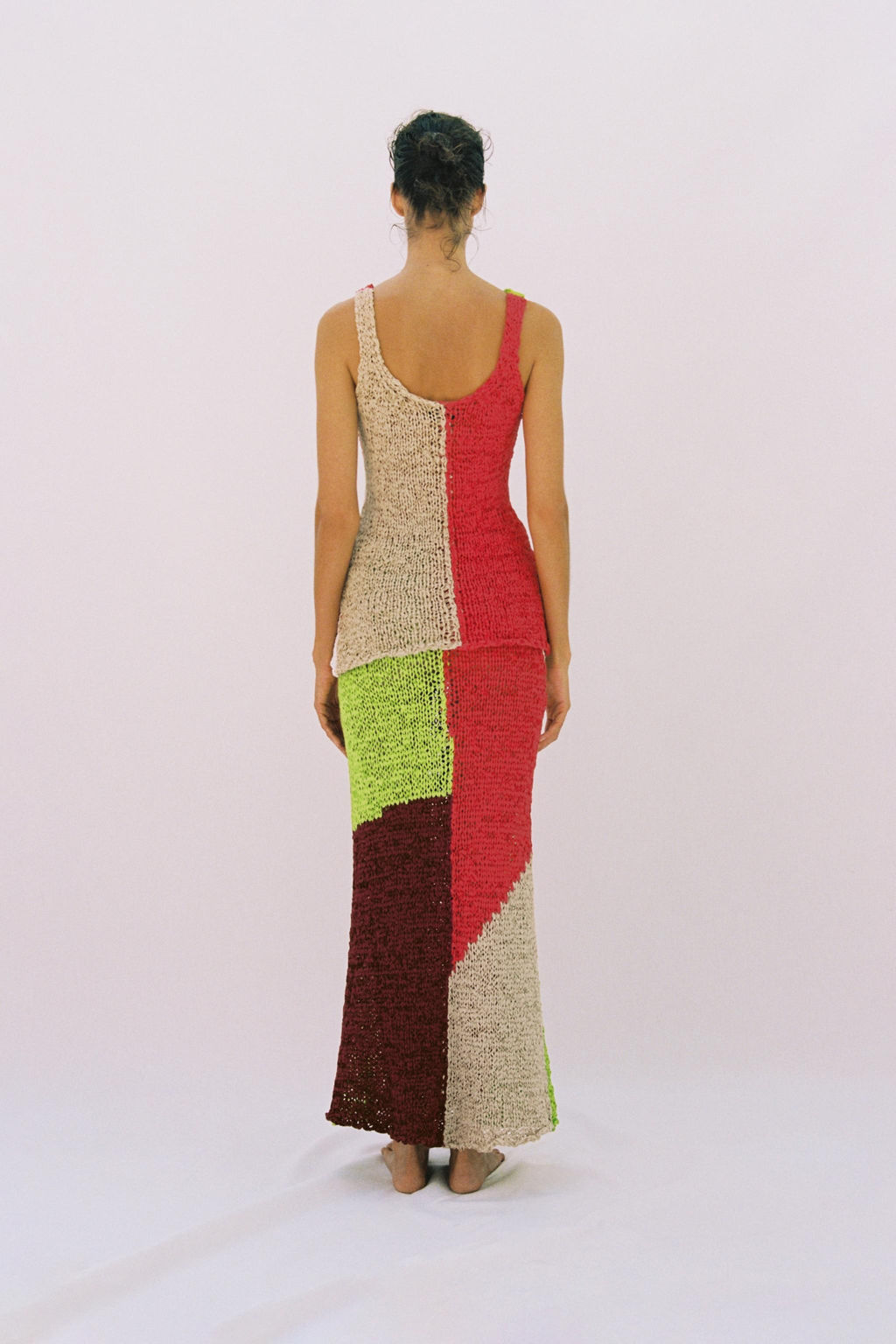 TOP PUNTO COLOR BLOCK / Multicolor - Zara фото 2