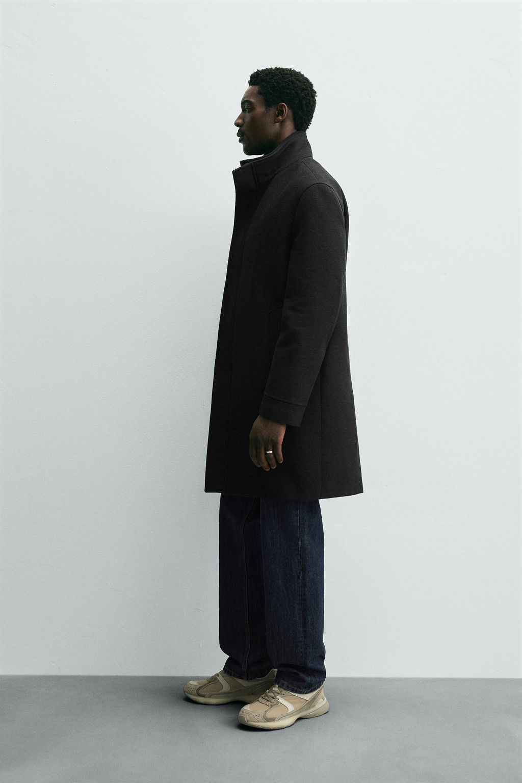 COAT WITH DETACHABLE COLLAR - Zara фото 4