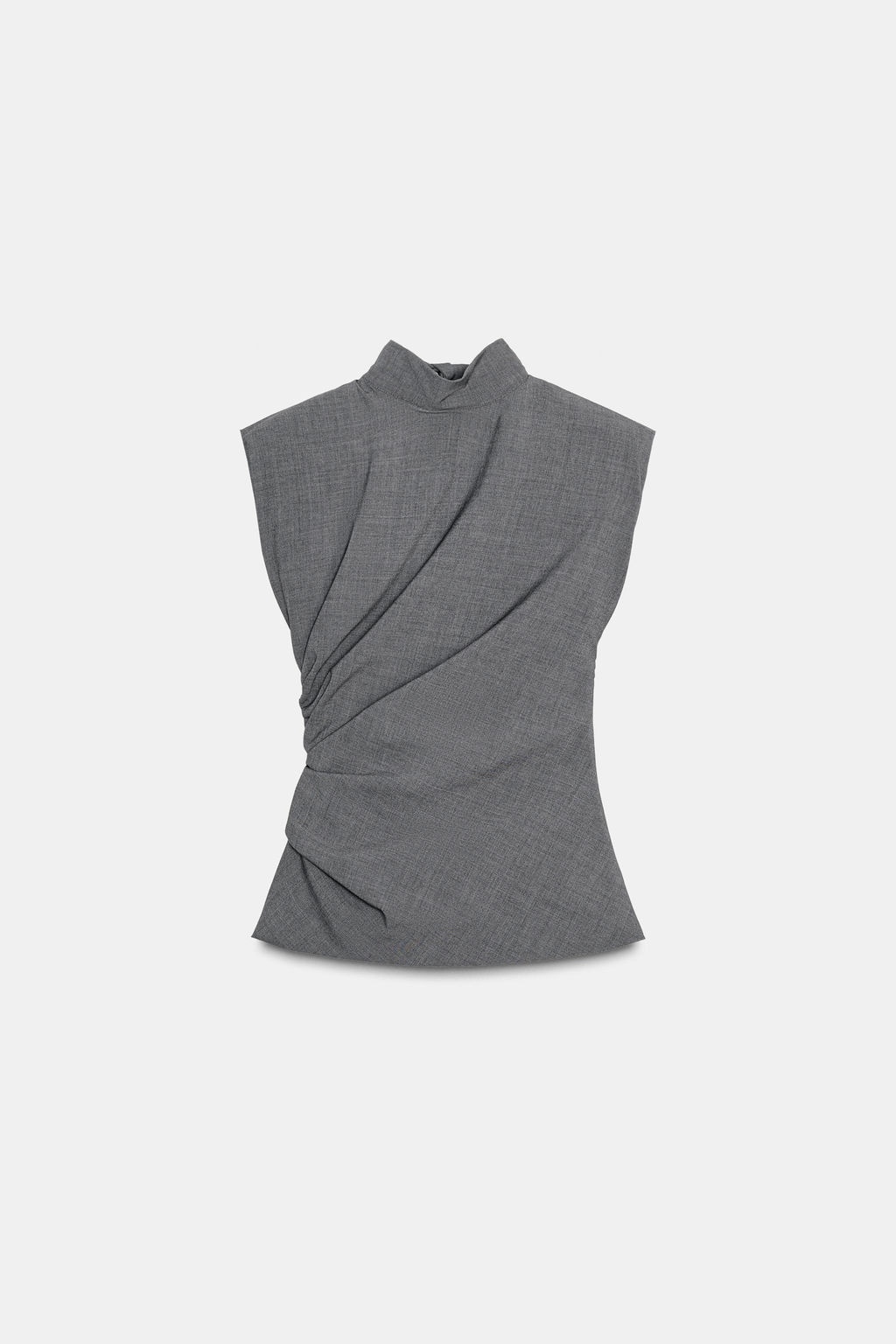TOP WITH SHOULDER PADS - Zara фото 4