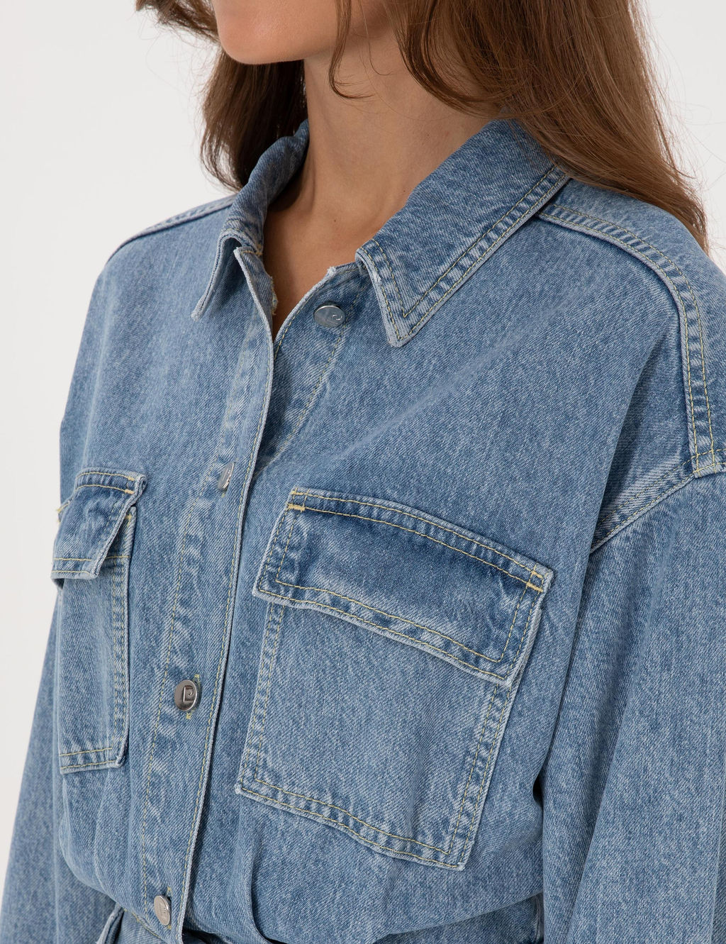 Mavi Comfort Fit Jean Elbise - Pierre cardin фото 6