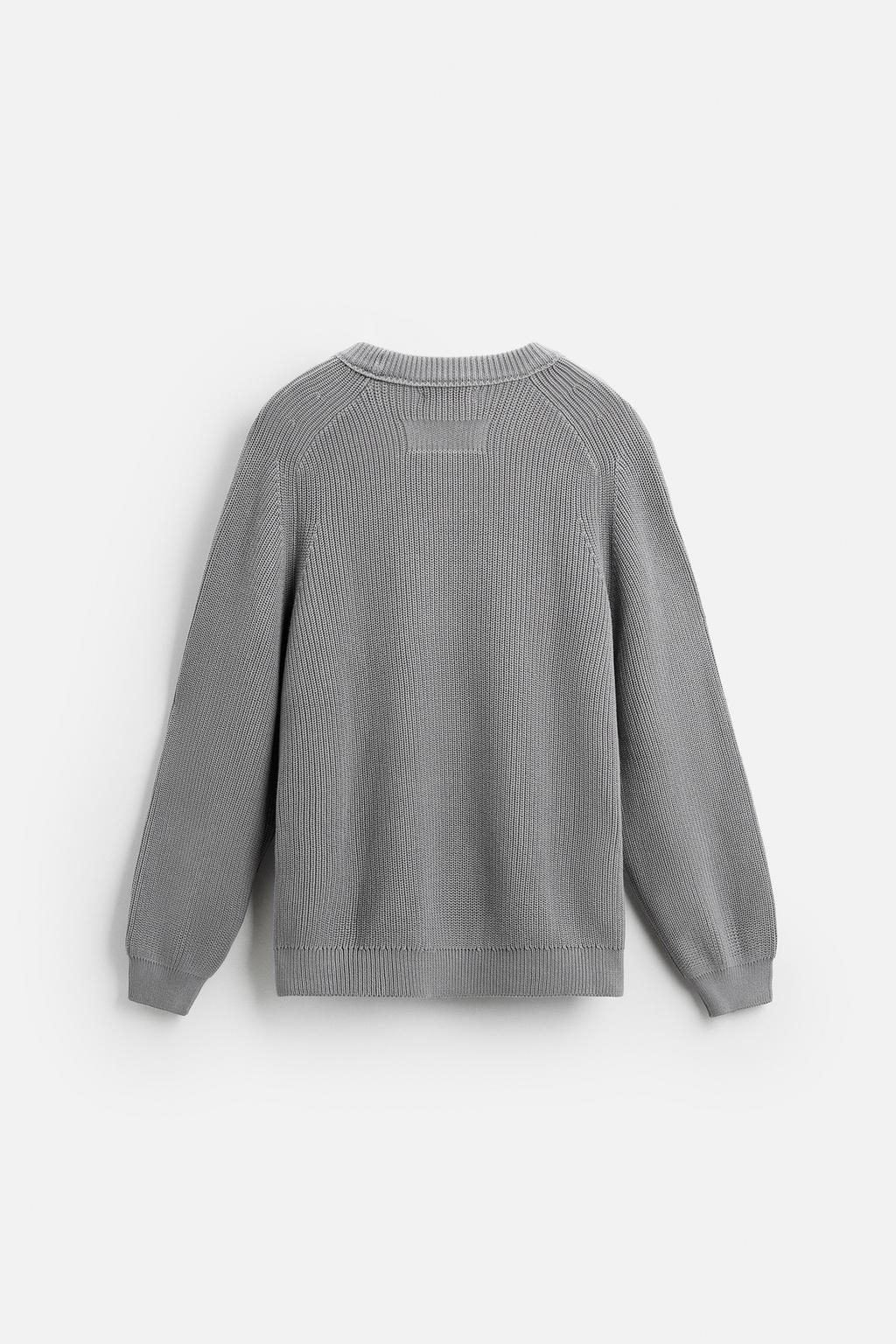 TEXTURED RELAXED FIT SWEATER - Zara фото 15