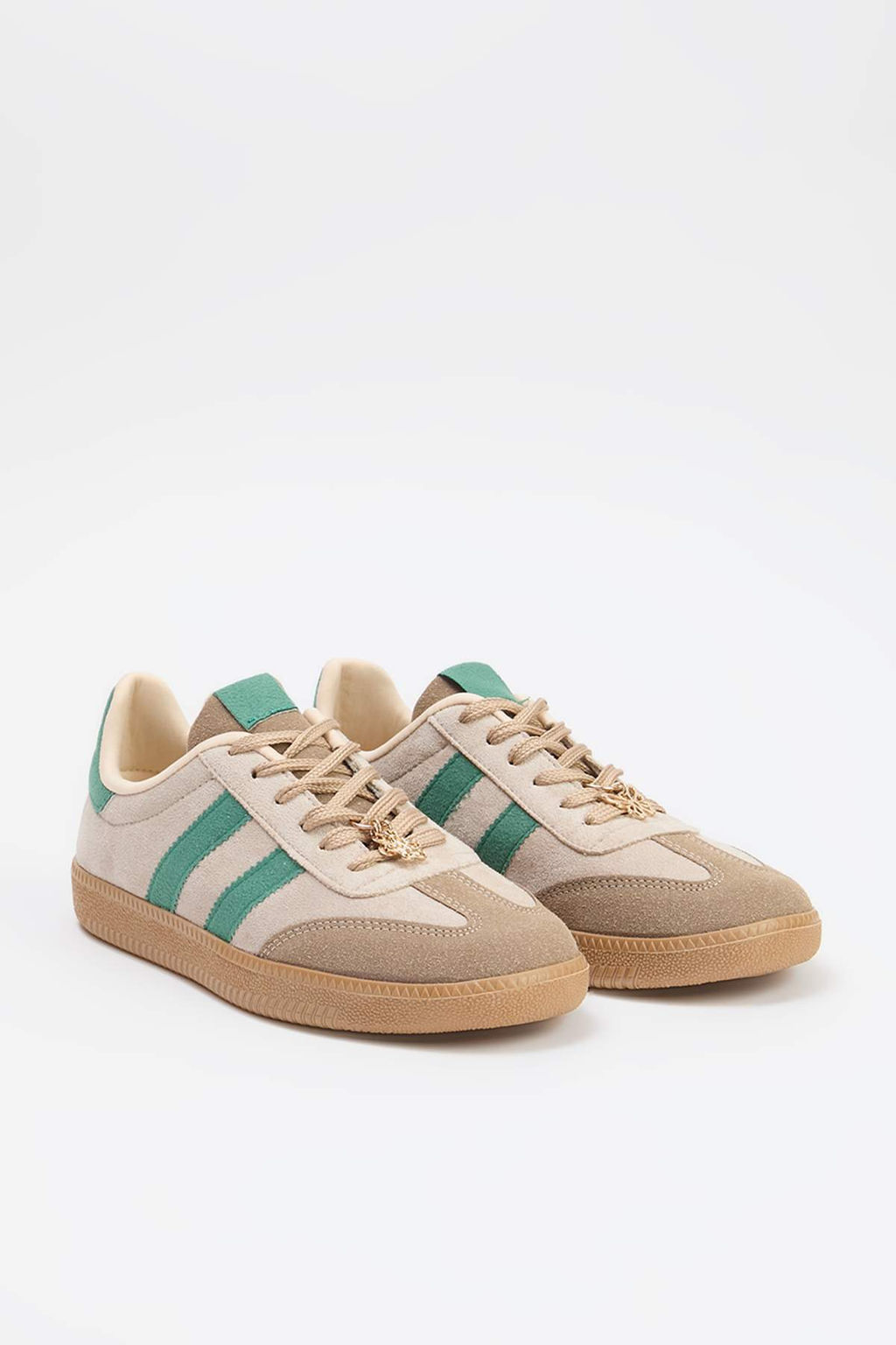 Bej Charm Detayl? Kad?n Sneaker TAKSS26SN00002 - Trendyolmilla фото 4