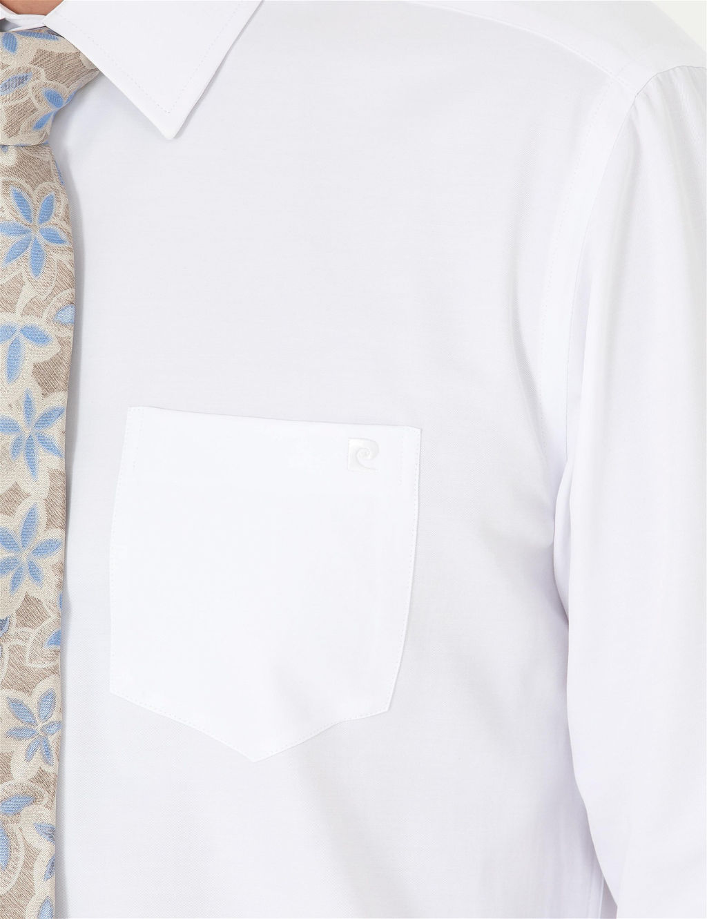 Beyaz Regular Fit Uzun Kollu Basic G_mlek - Pierre cardin фото 7