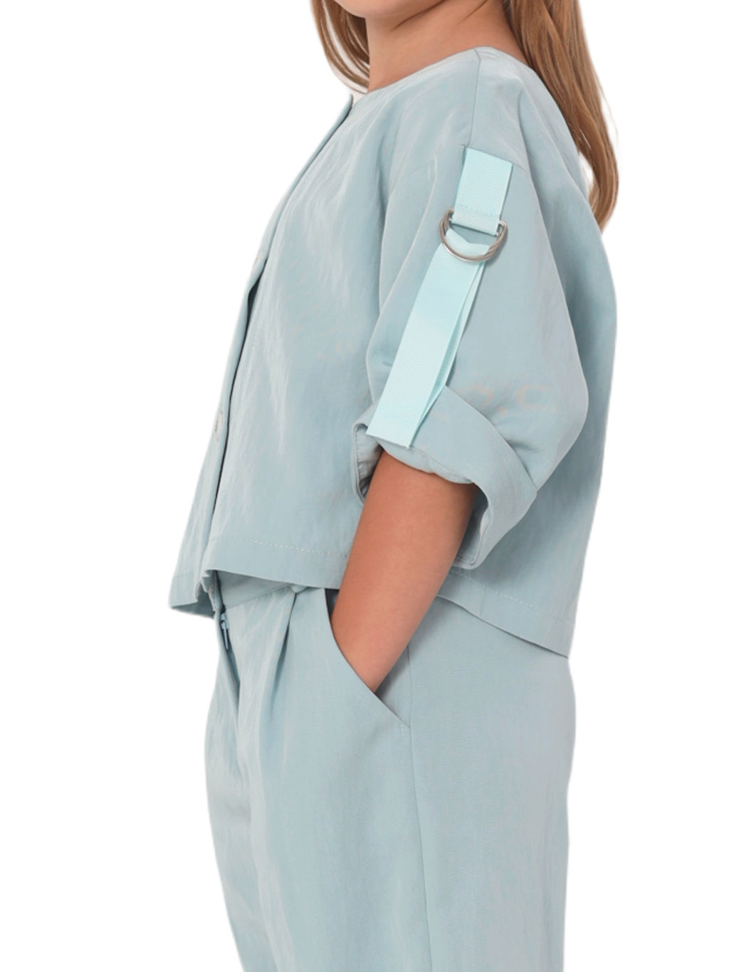 Комплект блузка,брюки дев. О57228