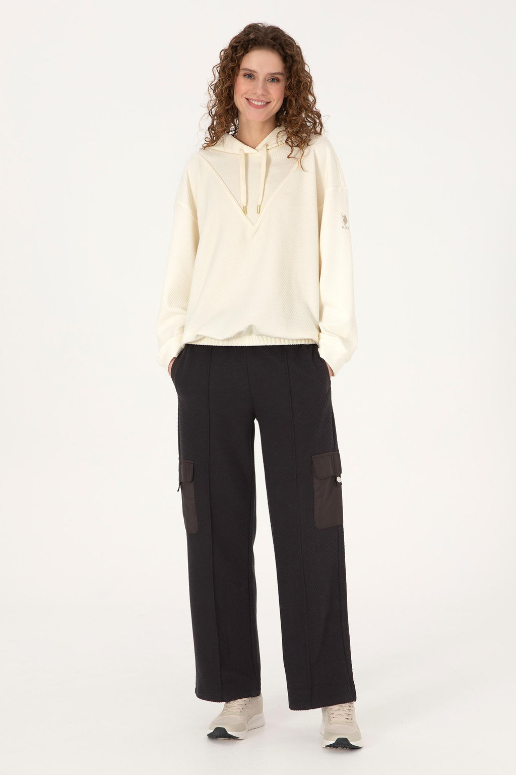 Kad_n Krem Sweatshirt - U.s. polo assn фото 4