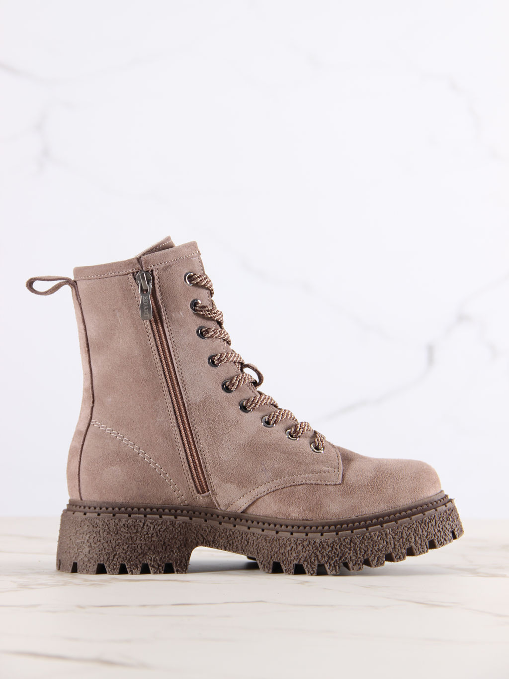 Ботинки EDART 327.22511br.Капучино замша/шерсть фото 12