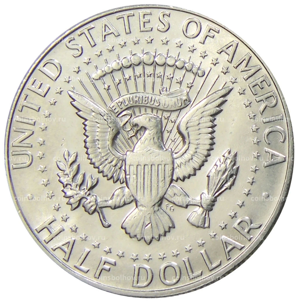 1/2 доллара (50 центов) 1968 года D США