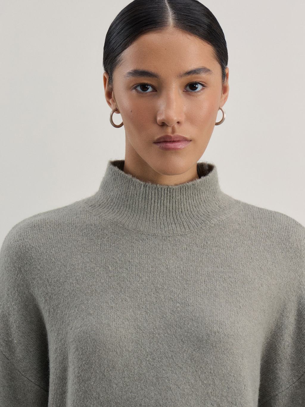 Базовый джемпер с воротником стойкой / Zarina  фото 6