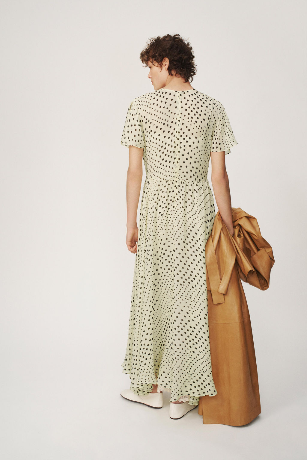 VESTIDO LUNARES - THE ITEM ZARA WOMAN / Vainilla  фото 7