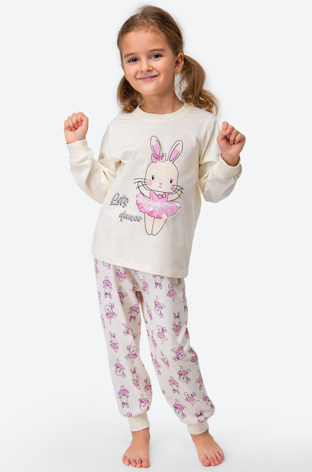 Хлопковая пижама для девочки Bonito  фото 2